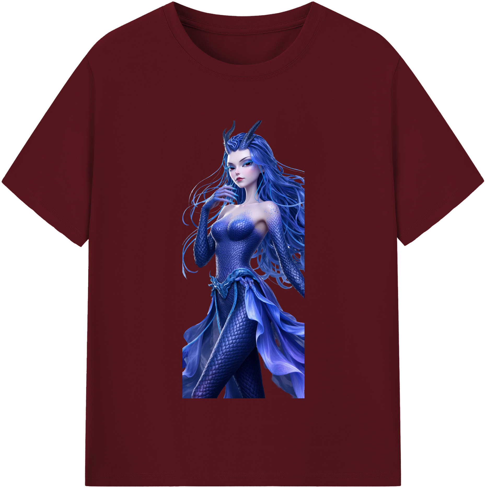 （画像用） Ne Zha 2 ナタ 魔童の大暴れ 綿100％半袖Tシャツ（フロントプリント）